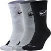 NIKE CREW EVERYDAY BBALL 3PR BLACK/WHITE