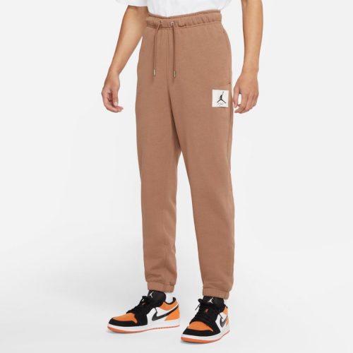 JORDAN ESSENTIAL STATEMENT FLEECE PANT ARCHAEO BROWN