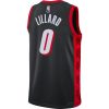 NIKE X NBA DAMIAN LILLARD PORTLAND TRAIL BLAZERS DRI FIT SWINGMAN JERSEY BLACK/UNIVERSITY RED/LILLARD DAMIAN