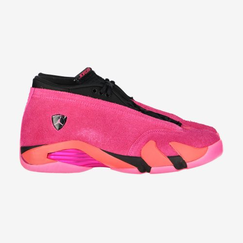 AIR JORDAN 14 RETRO LOW WMNS PINK BLAST/BLACK-FLASH CRIMSON