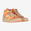 AIR JORDAN 1 MID WMNS ATOMIC ORANGE/APRICOT AGATE-TERRA BLUSH