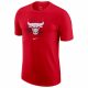 NIKE CHICAGO BULLS DRI-FIT ESSENTIALS LOGO TEE UNIVERSITY RED