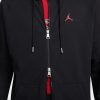 JORDAN ESSENTIALS WARMUP JACKET BLACK/GYM RED