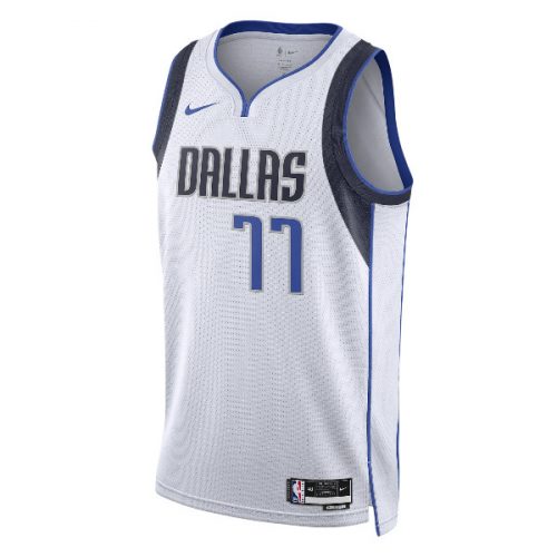 Nike Dri-FIT NBA Dallas Mavericks Luka Doncic Association Edition 2022/23 Swingman Jersey White M