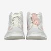 AIR JORDAN 1 MID SE WMNS LT IRON ORE/ATMOSPHERE-WHITE