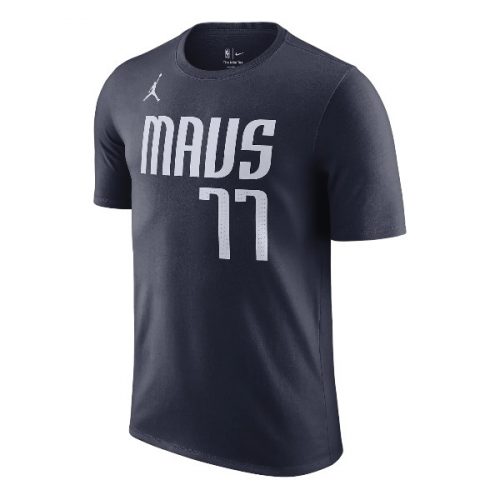 Jordan NBA Dallas Mavericks Luka Doncic Statement Edition Tee College Navy L