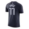 Jordan NBA Dallas Mavericks Luka Doncic Statement Edition Tee College Navy L