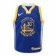 NIKE NBA GOLDEN STATE WARRIORS STEPHEN CURRY 0-7 ICON REPLICA JERSEY RUSH BLUE L