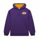 MITCHELL & NESS Premium N&N Player Fleece Vintage Logo Los Angeles Lakers Ervin Johnson Purple