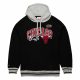 MITCHELL & NESS Premium Fleece Hoodie Vintage Logo Chicago Bulls Black XL