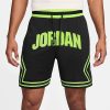 Jordan Sport Diamond Dri-Fit Shorts Black/Volt Glow/Volt Glow XL