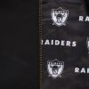 Mitchell & Ness NFL Team Leader Satin Bomber Vintage Logo Oakland Raiders Black L