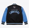 Mitchell & Ness NBA Primetime Heavyweight Satin Jacket Vintage Logo Cleveland Cavaliers Black