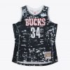 Mitchell & Ness NBA Dark Jersey All-Star 2015 Giannis Anteokounmpo Black-White