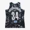 Mitchell & Ness NBA Dark Jersey All-Star 2015 Giannis Anteokounmpo Black-White