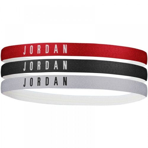 JORDAN HEADBANDS 3PK GYM RED/BLACK/WOLF GREY ONE