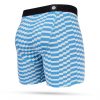 STANCE JIG JAG BOXER BRIEF BLUE L