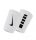 NIKE ELITE DOUBLEWIDE WRISTBANDS 2 PK WHITE