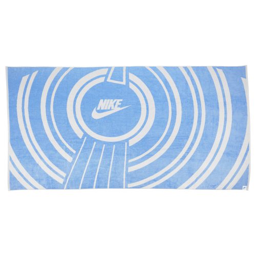 NIKE OVERSIZED BEACH TOWEL RETRO UNIVERSITY BLUE/WHITE