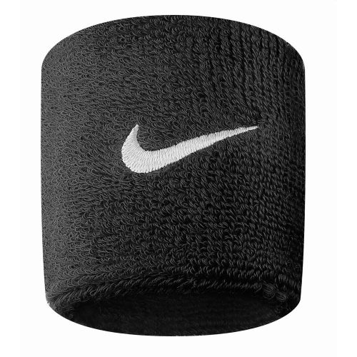 NIKE SWOOSH WRISTBANDS 2PK BLACK/WHITE one