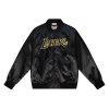 MITCHELL & NESS NBA LOS ANGELES LAKERS BIG FACE 4.0 SATIN JACKET BLACK