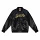 MITCHELL & NESS NBA LOS ANGELES LAKERS BIG FACE 4.0 SATIN JACKET BLACK