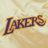 MITCHELL & NESS NBA TEAM OG 2.0 LIGHTWEIGHT SATIN JACKET VINTAGE LOGO LOS ANGELES LAKERS