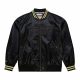 MITCHELL & NESS NBA STATESIDE PASTEL BOMBER JACKET Golden State Warriors Black XXL