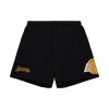 MITCHELL & NESS NBA POSTGAME FLEECE SHORTS VINTAGE LOS ANGELES LAKERS BLACK S