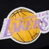 MITCHELL & NESS NBA POSTGAME FLEECE SHORTS VINTAGE LOS ANGELES LAKERS BLACK S