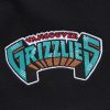 MITCHELL & NESS NBA POSTGAME FLEECE SHORTS VINTAGE LOGO VANCOUVER GRIZZLIES BLACK XXL