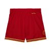 MITCHELL & NESS NBA FASHION NEON MESH SHORTS VINTAGE LOGO Chicago Bulls Scarlet S