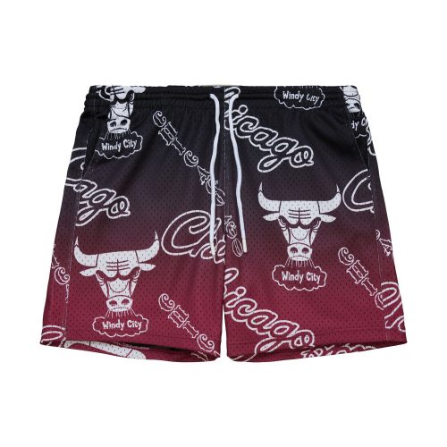 MITCHELL & NESS NBA DESTINATION LEISURE CAMP SHORTS Chicago Bulls Brown XL