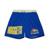 MITCHELL & NESS NBA TEAM OG 2.0 FASHION SHORTS 7" VINTAGE LOGO DENVER NUGGETS XL