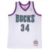 MITCHELL & NESS MILWAUKEE BUCKS 96-97 RAY ALLEN #34 SWINGMAN 2.0 JERSEY WHITE