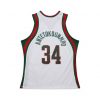 Mitchell & Ness NBA White Jersey Bucks 2013 Giannis Anteokounmpo White M