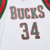 Mitchell & Ness NBA White Jersey Bucks 2013 Giannis Anteokounmpo White M