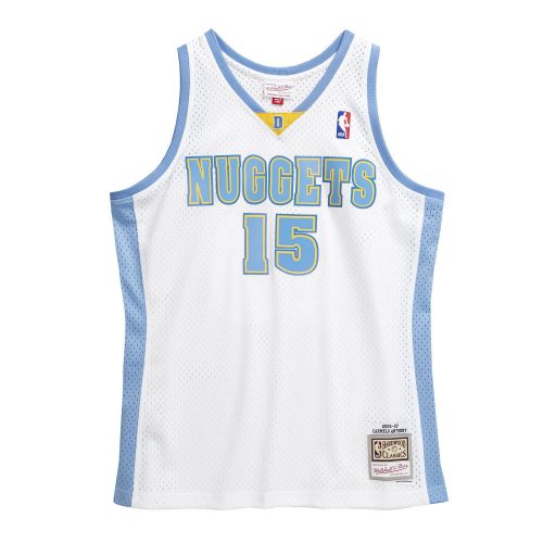 MITCHELL & NESS DENVER NUGGETS 2006-2007 HOME CARMELO ANTHONY SWINGMAN JERSEY WHITE