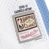 MITCHELL & NESS DENVER NUGGETS 2006-2007 HOME CARMELO ANTHONY SWINGMAN JERSEY WHITE