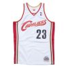 MITCHELL & NESS CLEVELAND CAVALIERS LEBRON JAMES 2003-04' #23 SWINGMAN 2.0 JERSEY WHITE