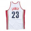 MITCHELL & NESS CLEVELAND CAVALIERS LEBRON JAMES 2003-04' #23 SWINGMAN 2.0 JERSEY WHITE