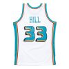 MITCHELL & NESS DETROIT PISTONS GRANT HILL 1998-99' #33 SWINGMAN 2.0 JERSEY WHITE