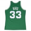 MITCHELL & NESS BOSTON CELTICS LARRY BIRD 1985-86' #33 SWINGMAN 2.0 JERSEY GREEN L