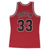 MITCHELL & NESS CHICAGO BULLS SCOTTIE PIPPEN #33 SWINGMAN 2.0 JERSEY RED