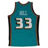 MITCHELL & NESS DETROIT PISTONS GRANT HILL 98-99' #33 SWINGMAN 2.0 JERSEY TEAL