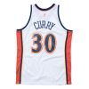 MITCHELL & NESS GOLDEN STATE WARRIORS STEPHEN CURRY 2009-10' #30 SWINGMAN 2.0 JERSEY WHITE