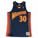 MITCHELL & NESS GOLDEN STATE WARRIORS STEPHEN CURRY #30 SWINGMAN JERSEY NAVY