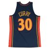 MITCHELL & NESS GOLDEN STATE WARRIORS STEPHEN CURRY #30 SWINGMAN JERSEY NAVY