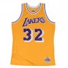 MITCHELL & NESS LOS ANGELES LAKERS MAGIC JOHNSON 84-85' #32 SWINGMAN 2.0 JERSEY YELLOW