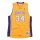 MITCHELL & NESS LOS ANGELES LAKERS SHAQUILLE O'NEAL 99-00' SWINGMAN 2.0 JERSEY LIGHT GOLD